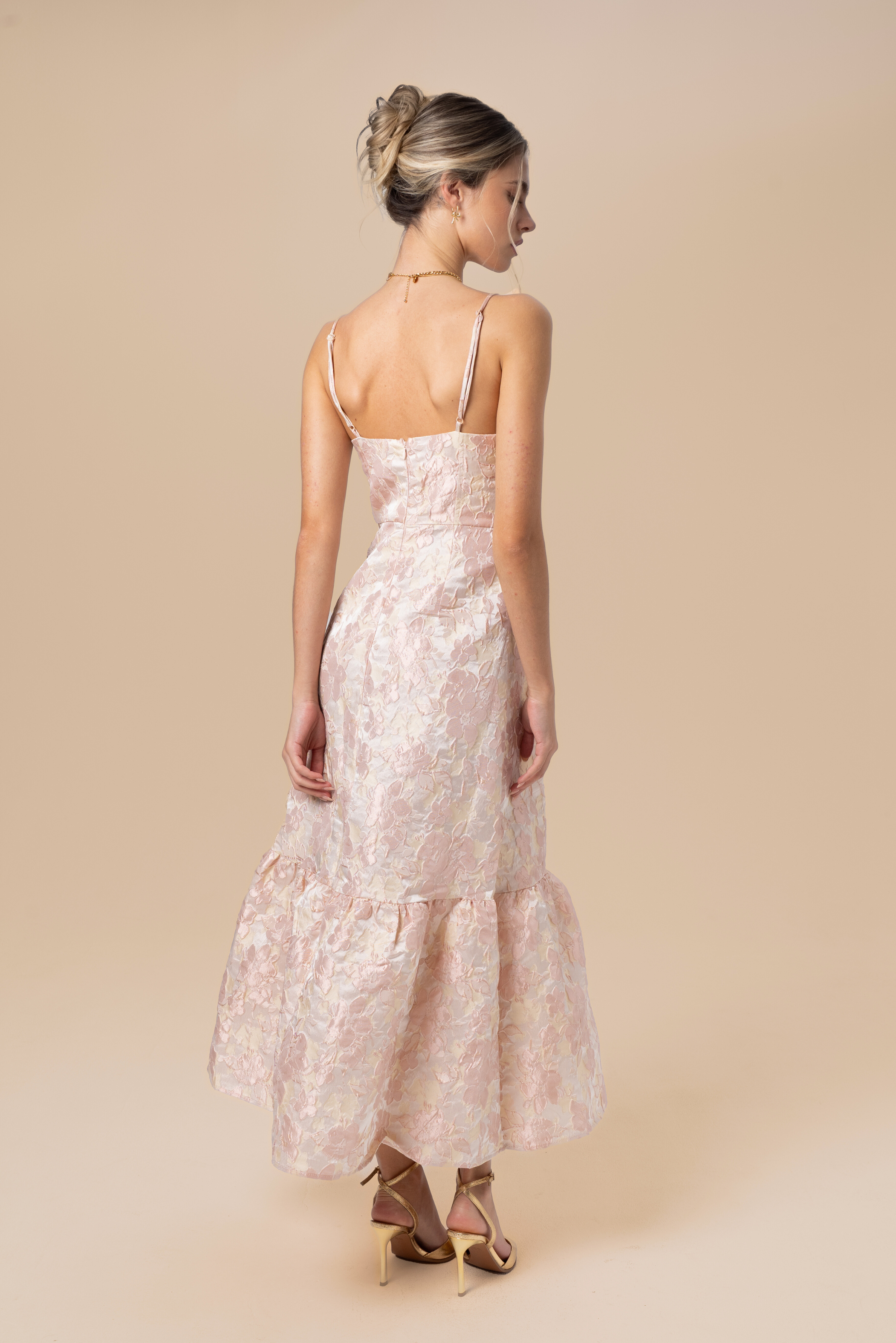 Louise Blush Maxi Dress